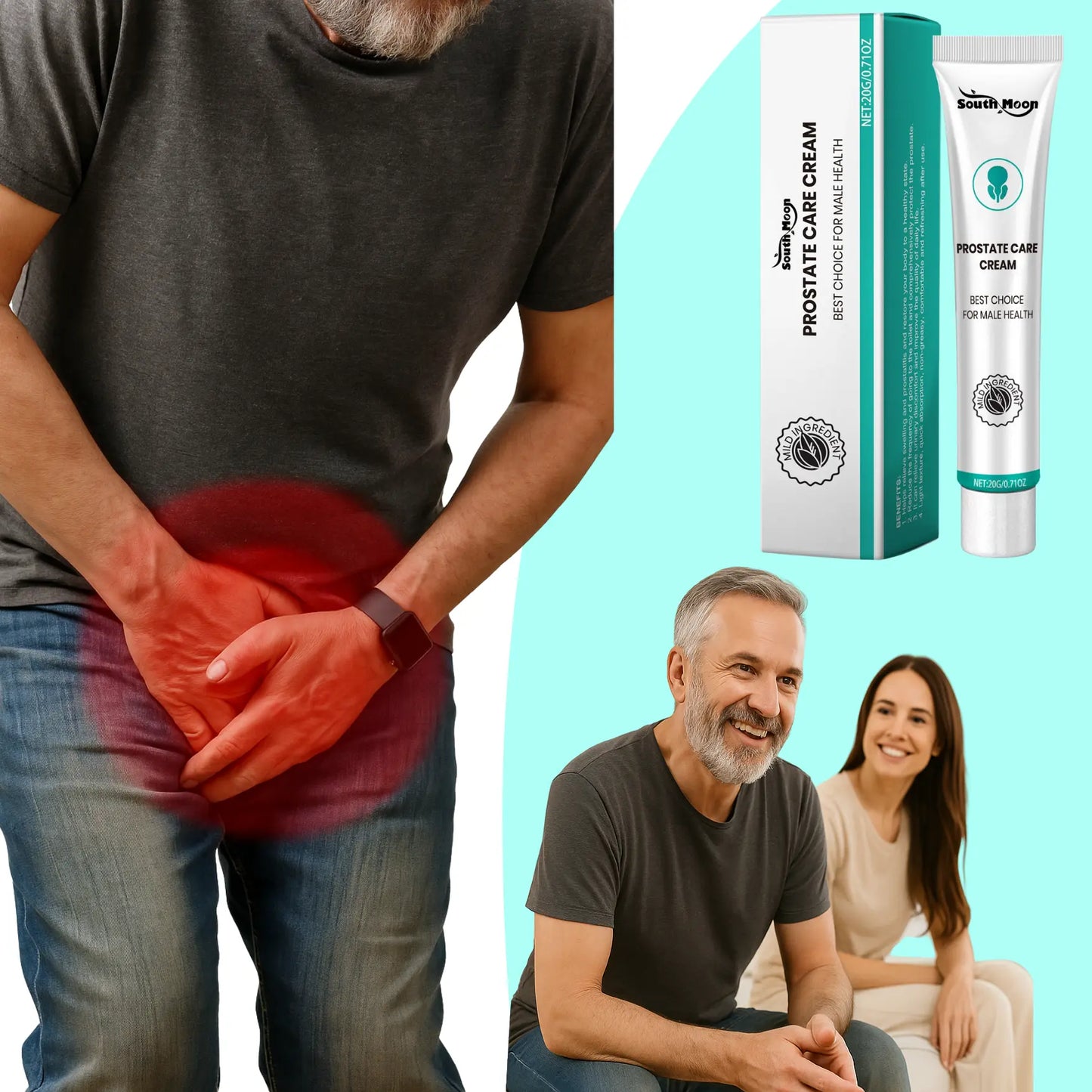 مرهم البروستاتا الطبيعي يعالج 100% من حالات التهاب البروستاتا خلال الأسبوع الأول من الاستخدام.